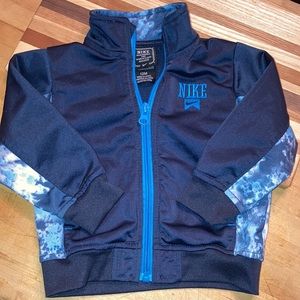 Nike Jacket Blue Toddler Zip Up Lightweight Track Jogger Vintage Style